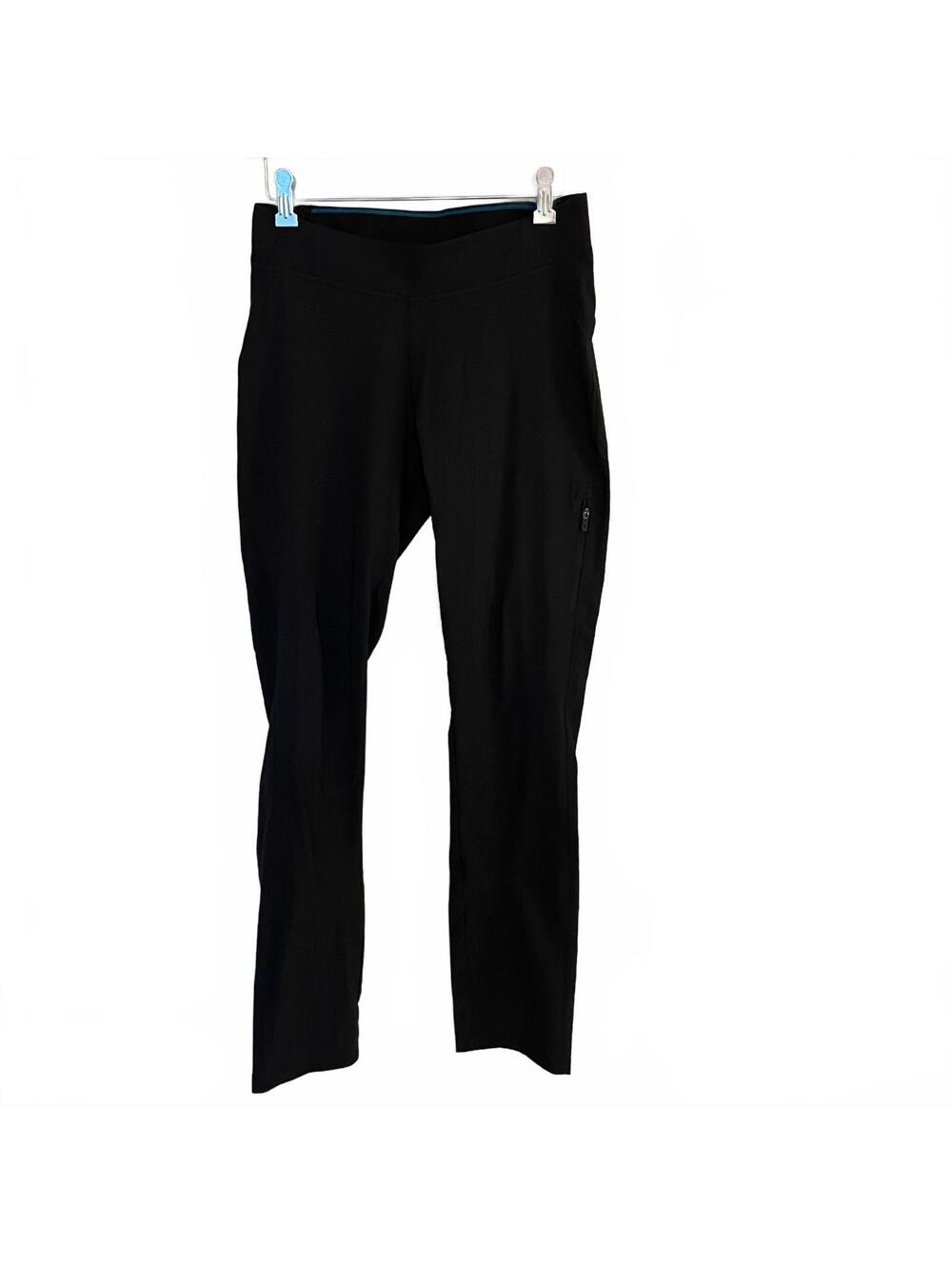 Columbia Black Athletic Pants with Zip Pocket Size S